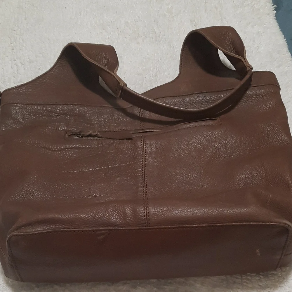 R.P.S. Rock Paper Scissors Leather Bag